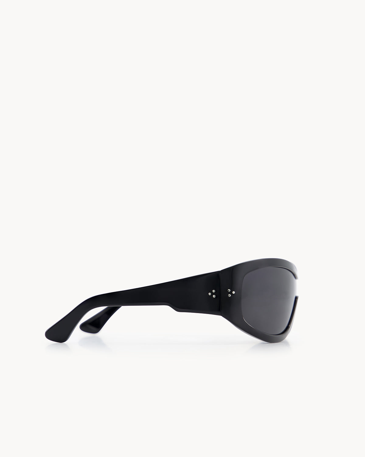 Port Tanger Nunny Sunglasses in Black Acetate and Black Lenses 4