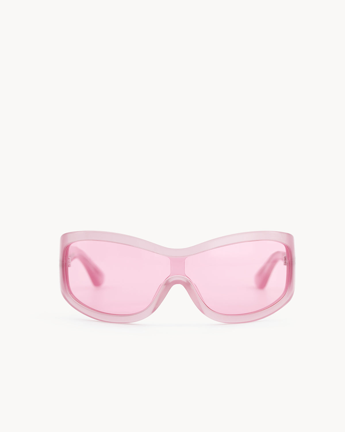 Port Tanger Nunny Sunglasses in Muddy Pink Acetate and Pink Lenses 1