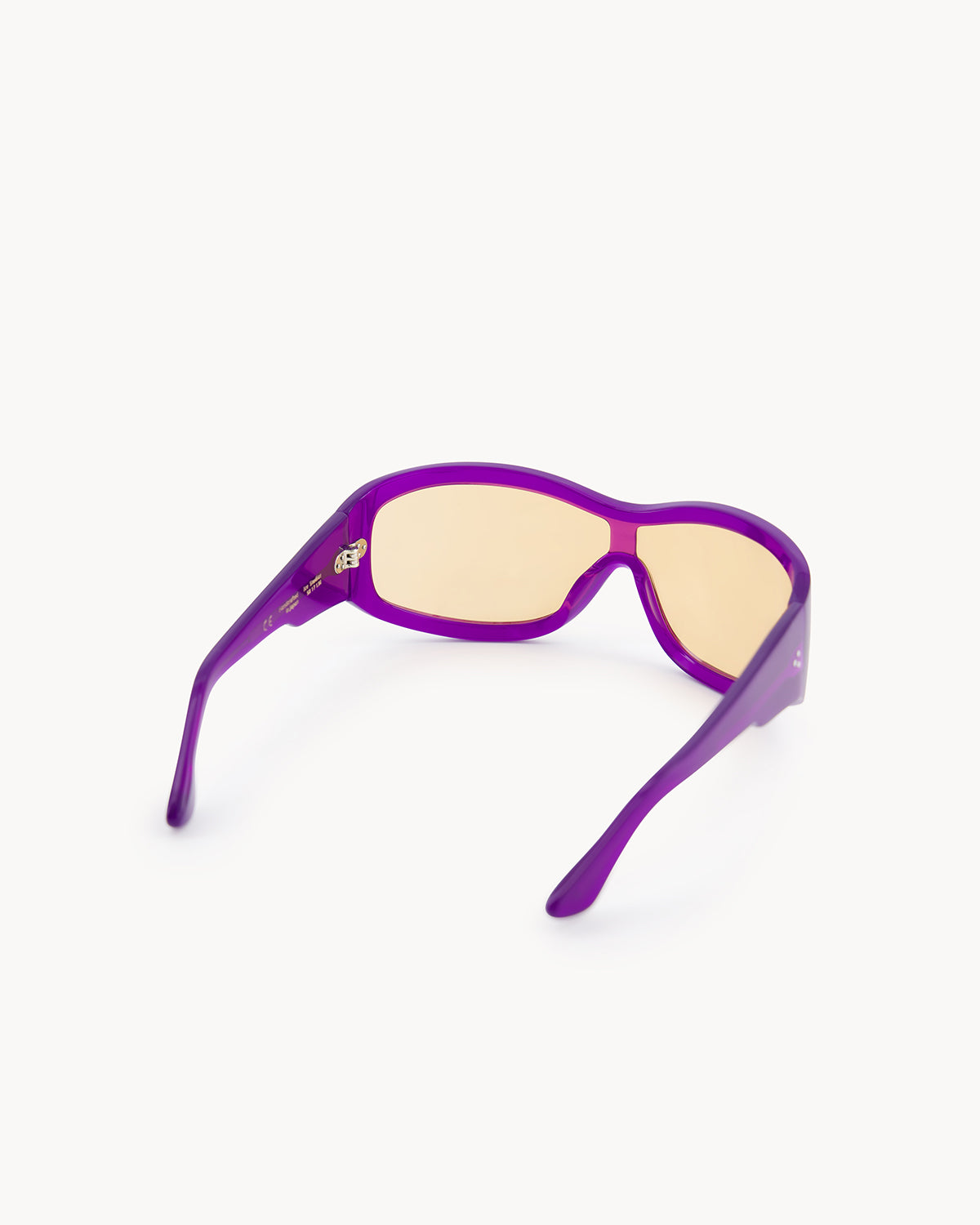 Port Tanger Nunny Sunglasses in Deep Purple Acetate and Amber Lenses 3