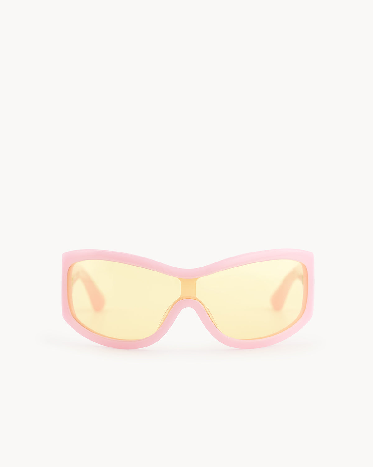 Port Tanger Nunny Sunglasses in Muddy Pink Acetate and Tangerine Lenses 1