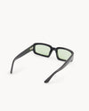 Port Tanger Mektoub Sunglasses in Black Acetate and Mint Lenses 3