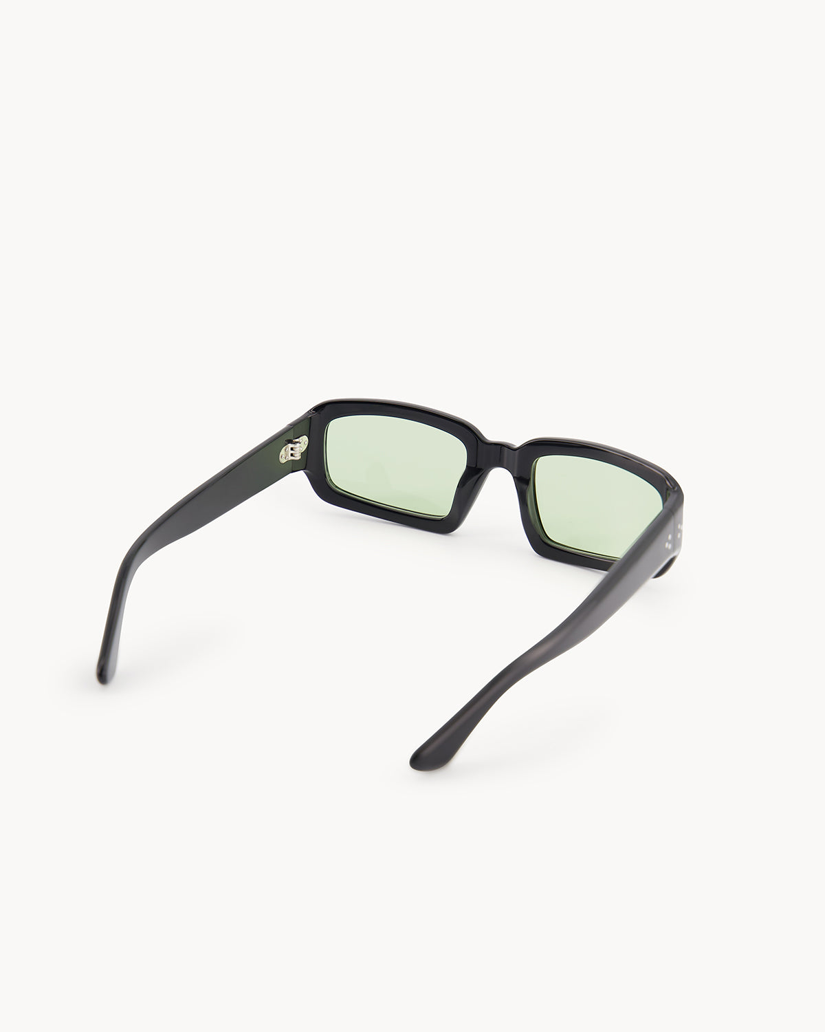 Port Tanger Mektoub Sunglasses in Black Acetate and Mint Lenses 3