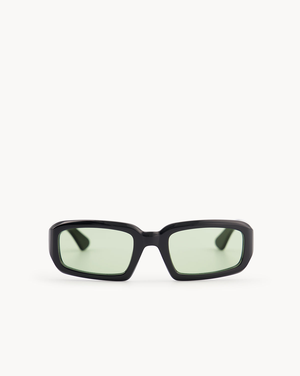 Port Tanger Mektoub Sunglasses in Black Acetate and Mint Lenses 1