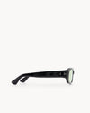 Port Tanger Mektoub Sunglasses in Black Acetate and Mint Lenses 4