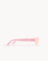 Port Tanger Mektoub Sunglasses in Muddy Pink Acetate and Tangerine Lenses 4