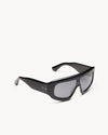 Port Tanger Saraa Sunglasses in Black Acetate and Black Lenses 2