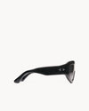 Port Tanger Saraa Sunglasses in Black Acetate and Black Lenses 4
