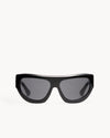 Port Tanger Dost Sunglasses in Black Acetate and Black Lenses 1