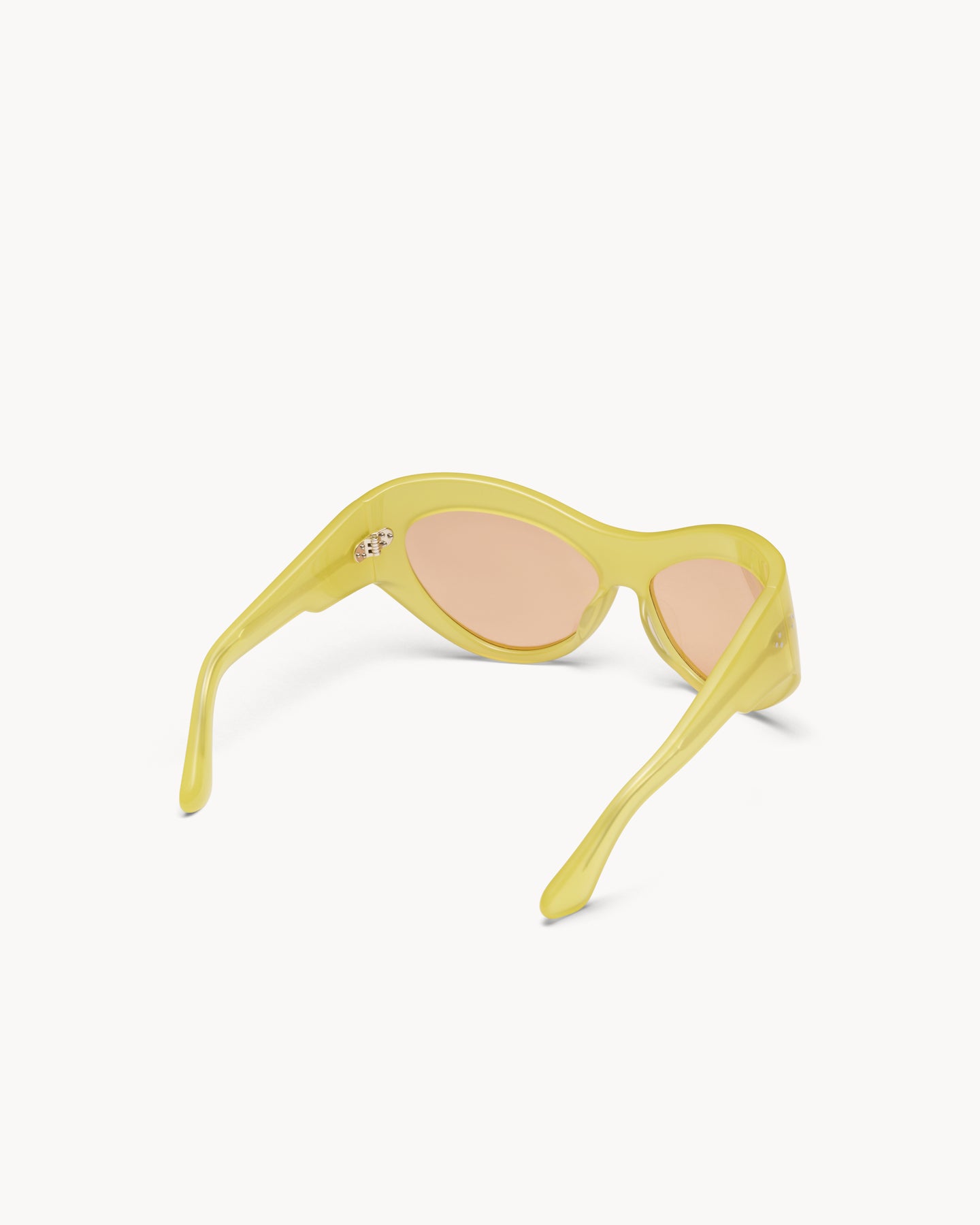 Port Tanger Darya Sunglasses in Limon Acetate and Amber Lenses 3