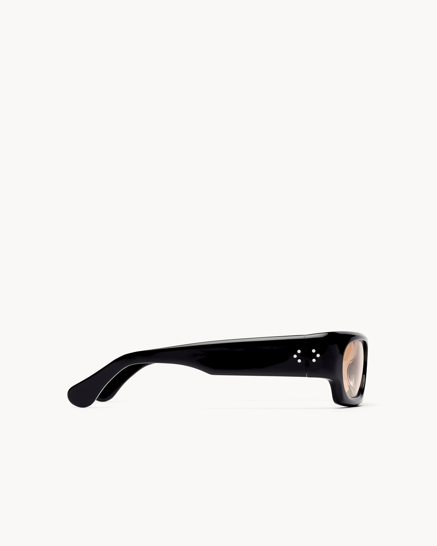 Port Tanger Kerewan Sunglasses in Black Acetate  and  Amber Lenses 4