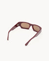 Port Tanger Kerewan Sunglasses in Burgundy Acetate  and  Tobacco Lenses 3