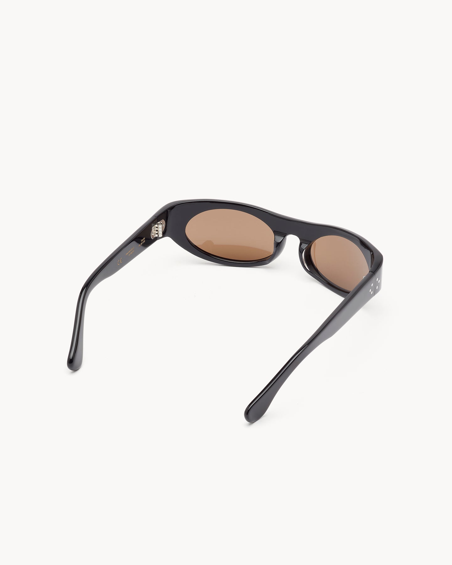 Port Tanger Touba Sunglasses in Black Acetate  and  Tobacco Lenses 3