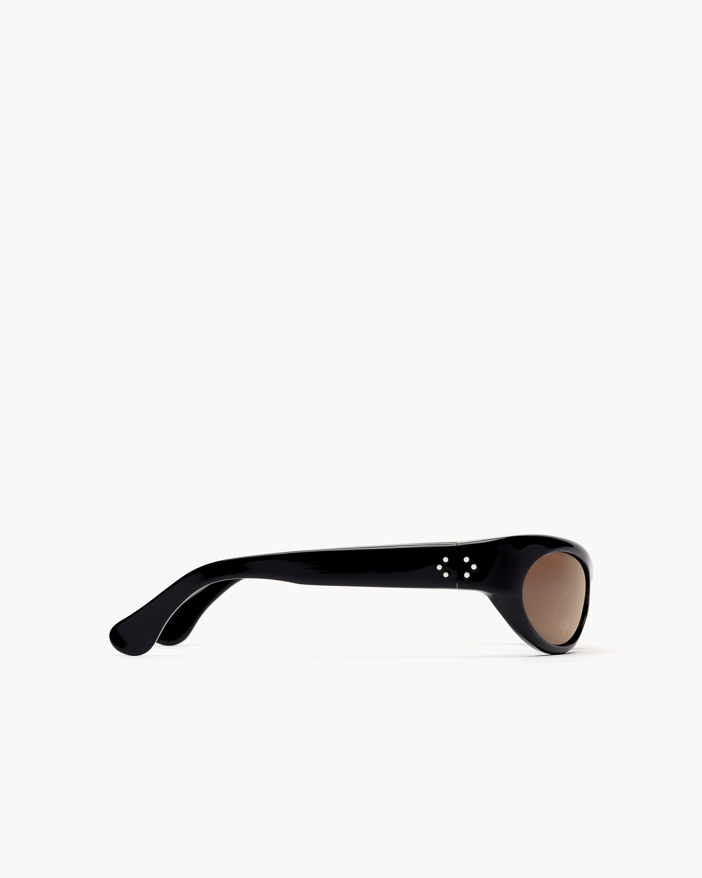 Port Tanger Touba Sunglasses in Black Acetate  and  Tobacco Lenses 4