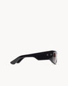 Port Tanger Hads Sunglasses in Black Acetate and Tobacco Lenses 4