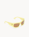 Port Tanger Hads Sunglasses in Limon Acetate and Tobacco Lenses 2