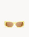 Port Tanger Hads Sunglasses in Limon Acetate and Tobacco Lenses 1