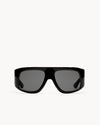 Port Tanger Dhat Sunglasses in Black Acetate and Black Lenses 1