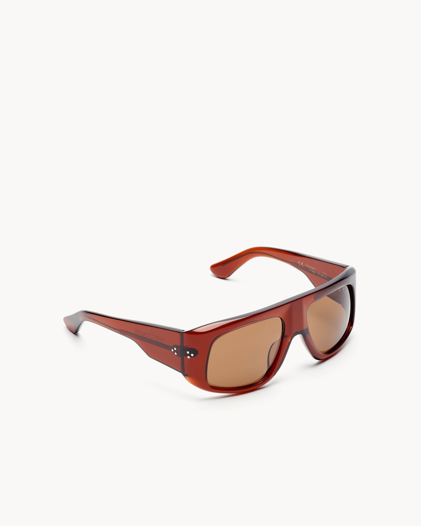 Port Tanger Dhat Sunglasses in Myrrh Acetate and Tobacco Lenses 2