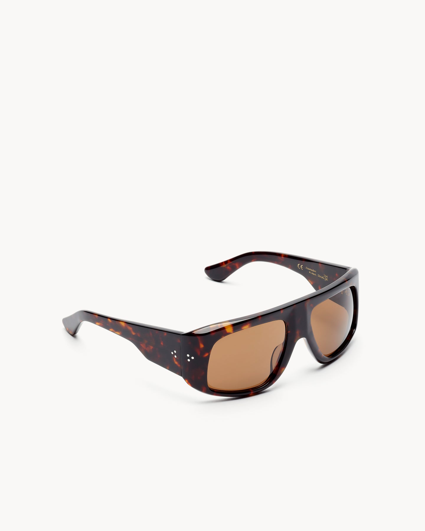 Port Tanger Dhat Sunglasses in Myrrh Acetate and Tobacco Lenses 2