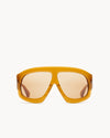 Port Tanger Mari Sunglasses in Yellow Ochra Acetate and Amber Lenses 1