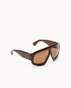 Port Tanger Mari Sunglasses in Alkakaw Acetate and Tobacco Lenses 2