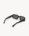 Port Tanger Mektoub Sunglasses in Black Acetate and Black Lenses 3