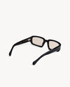 Port Tanger Mektoub Sunglasses in Black Acetate and Amber Lenses 3