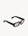 Port Tanger Mektoub Sunglasses in Black Acetate and Amber Lenses 2