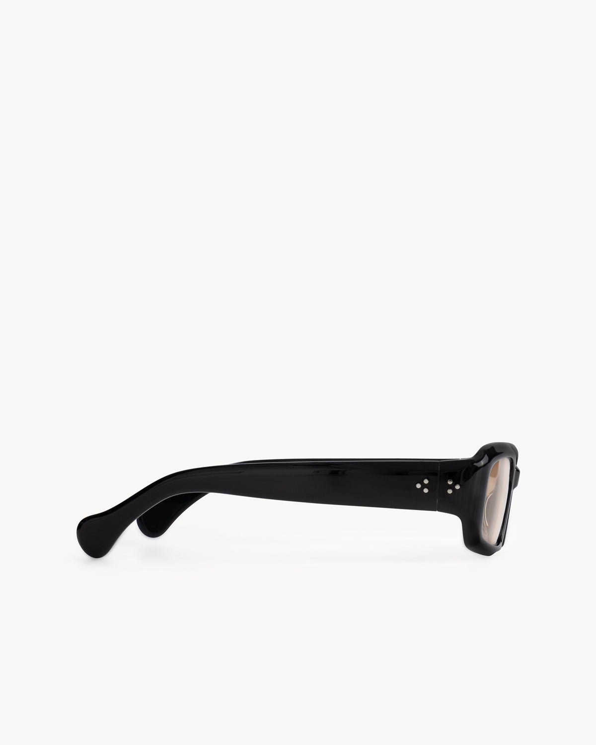 Port Tanger Mektoub Sunglasses in Black Acetate and Amber Lenses 4