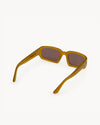 Port Tanger Mektoub Sunglasses in Yellow Ochra Acetate and Tobacco Lenses 3