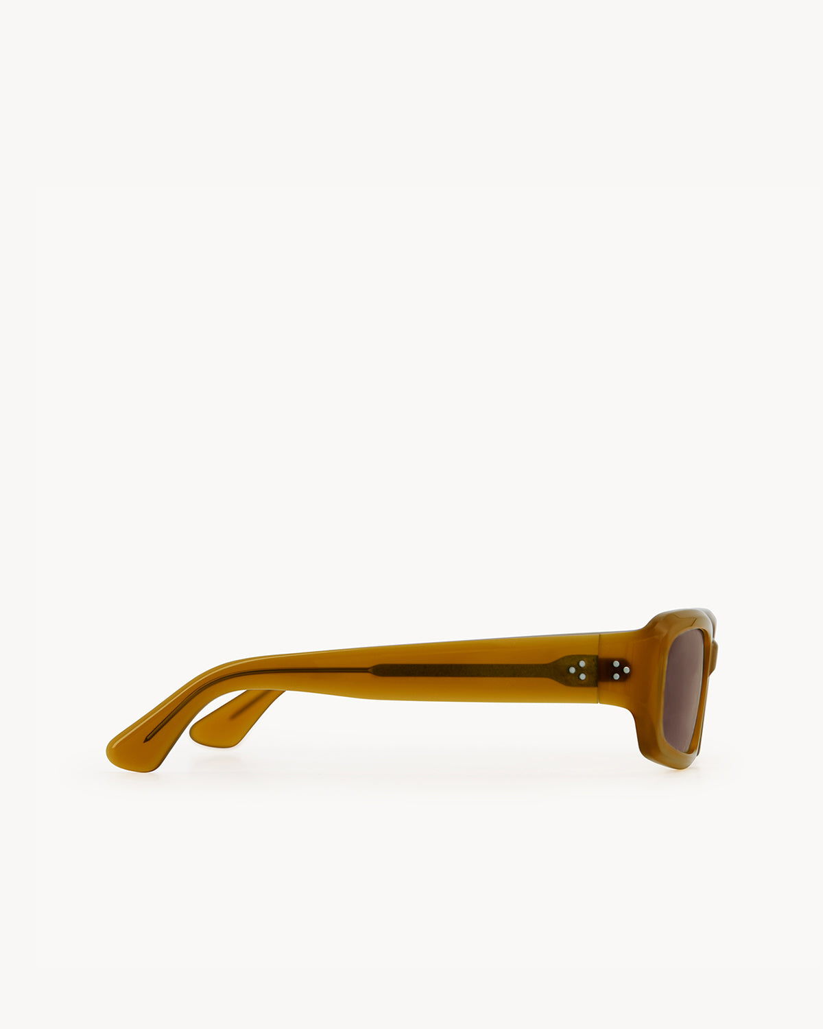 Port Tanger Mektoub Sunglasses in Yellow Ochra Acetate and Tobacco Lenses 4