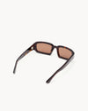Port Tanger Mektoub Sunglasses in Dark Tortoise Acetate and Tobacco Lenses 3