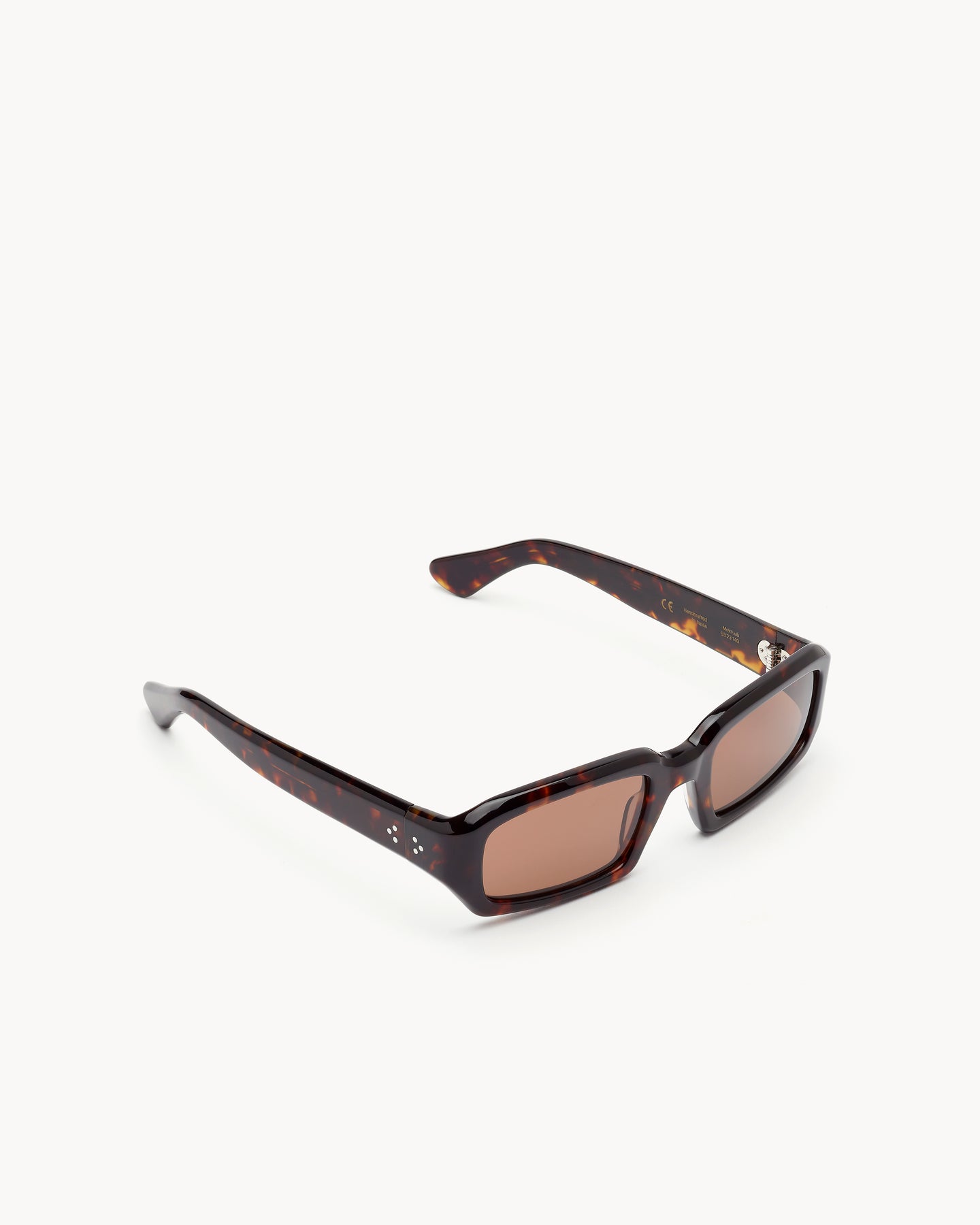 Port Tanger Mektoub Sunglasses in Dark Tortoise Acetate and Tobacco Lenses 2