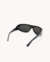 Port Tanger Fayaz Sunglasses in Black Acetate and Black Lenses 3