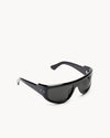 Port Tanger Fayaz Sunglasses in Black Acetate and Black Lenses 2