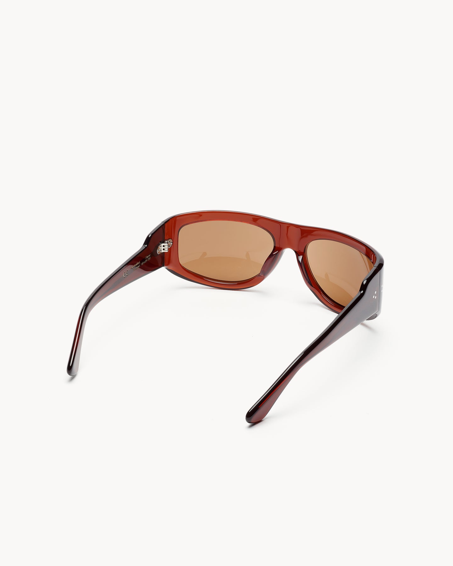 Port Tanger Fayaz Sunglasses in Terracotta Acetate and Tobacco Lenses 3