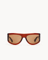 Port Tanger Fayaz Sunglasses in Terracotta Acetate and Tobacco Lenses 1