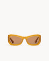 Port Tanger Tangerine Sunglasses in Yellow Ochra Acetate and Tobacco Lenses 1