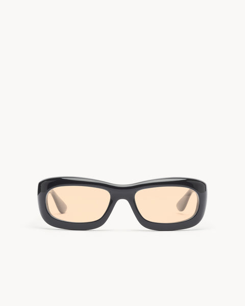 Ghaib | Black Acetate | Amber Lens | Port Tanger Sunglasses