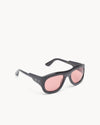 Port Tanger Zia Sunglasses in Black Acetate and Wardi Lenses 2