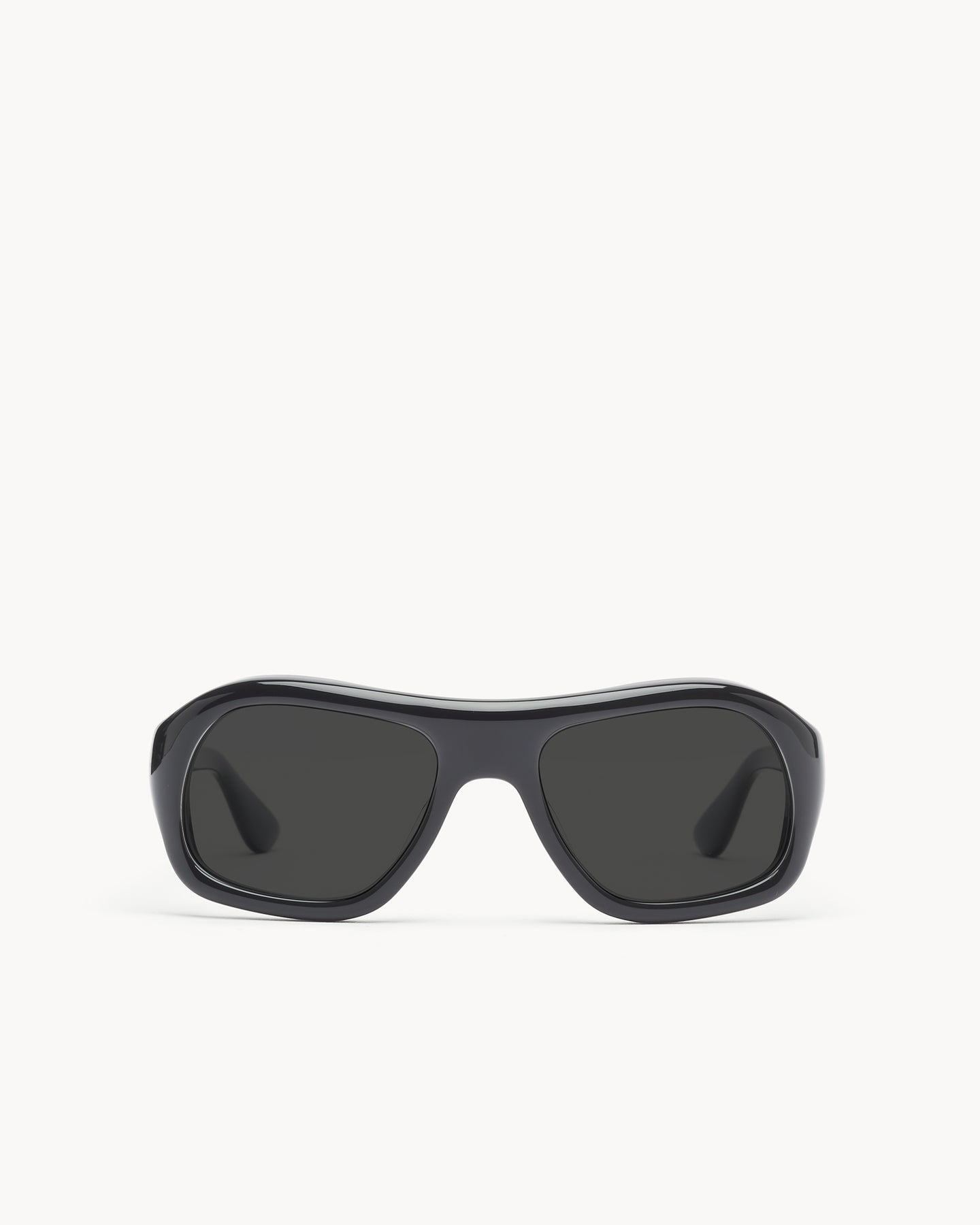 Port Tanger Gray Sunglasses in Black Acetate and Black Lenses 1