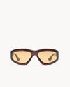 Port Tanger Irfan Sunglasses in Bunaa Acetate and Amber Lenses 1