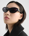 Hayya | Black Acetate | Black Lens