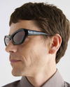 Hayya | Black Acetate | Tobacco Lens