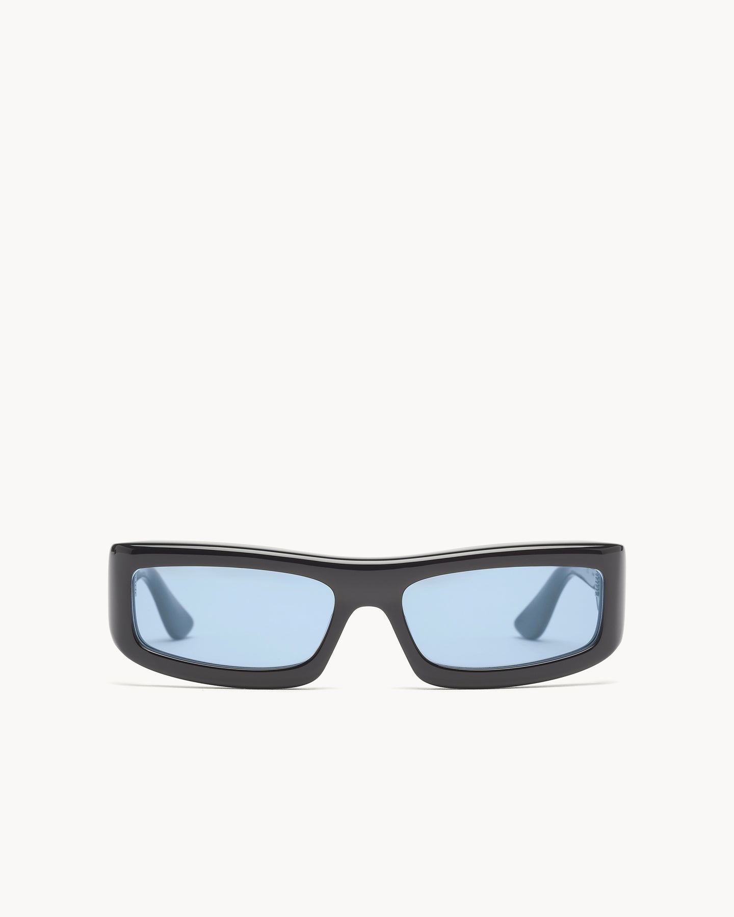 Port Tanger Daryan Sunglasses in Black Acetate and Rif Blue Lenses 1