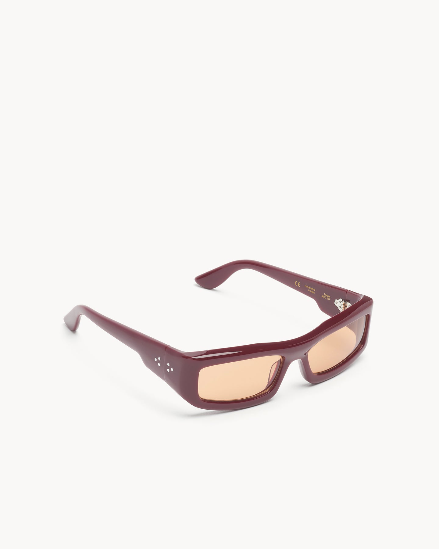Port Tanger Daryan Sunglasses in Carmesi Acetate and Amber Lenses 2