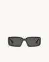 Port Tanger Mektoub Sunglasses in Black Acetate and Black Lenses 1
