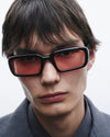 Mektoub | Black Acetate | Rose Lens