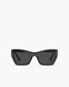 Port Tanger Ayreen Sunglasses in Black Acetate and Black Lenses 1