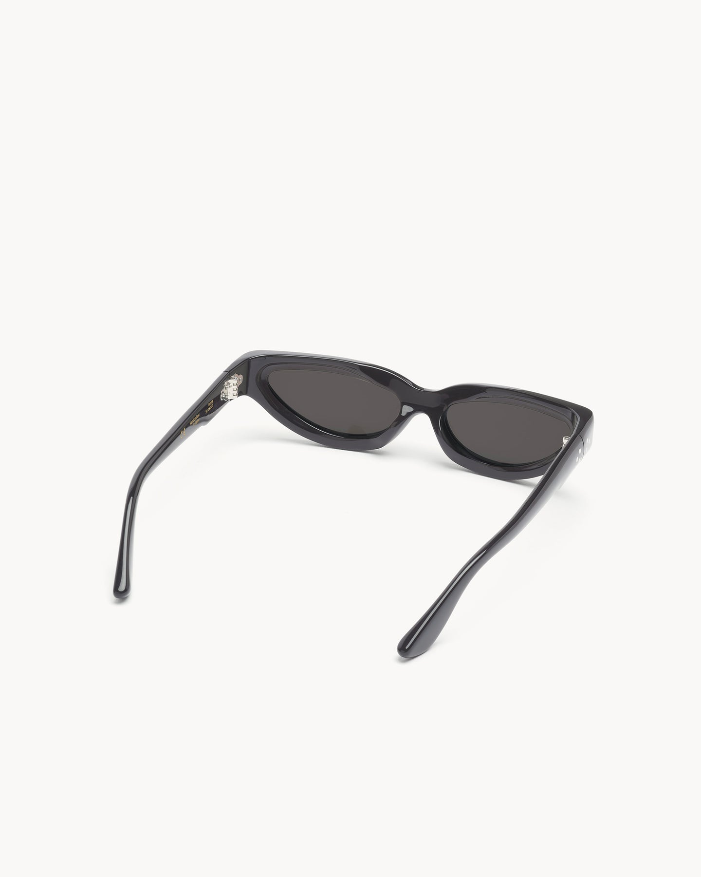 Port Tanger Fanna Sunglasses in Black Acetate and Black Lenses 3